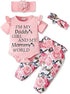 Onesies Daddy's girl in Mom world Jackets & Coats Little Palace Store Variant 3 0-3 Months